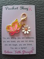 Sleutelhanger vlinder, lintje en bloem, Verzamelen, Ophalen of Verzenden, Nieuw, Dier of Natuur