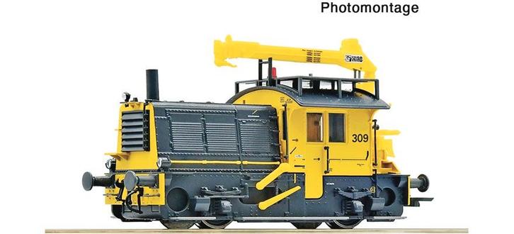 Roco 7320080 NS Diesellocomotief 309 Sik kraan AC Sound VSM, Hobby en Vrije tijd, Modeltreinen | H0, Zo goed als nieuw, Locomotief