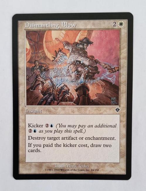 Dismantling Blow Invasion MTG Near Mint, Hobby en Vrije tijd, Verzamelkaartspellen | Magic the Gathering, Zo goed als nieuw, Losse kaart