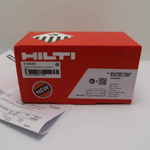Hilti B 22-195 Nuron-Accu | Nieuw in Seal, Doe-het-zelf en Verbouw, Gereedschap | Machine-onderdelen en Toebehoren, Nieuw