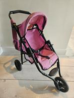 Bayer Chic 2000 poppenbuggy - jogger Lola - pink jeans, Ophalen, Zo goed als nieuw, Babypop