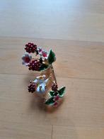 Vintage spitsmuis Broche met Bramen, Ophalen of Verzenden, Overige materialen