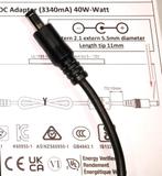MEAN WELL GST40A12-P1J 12V 3.34A 40W AC Industrial Adapter, Audio, Tv en Foto, Opladers, Ophalen of Verzenden, Zo goed als nieuw