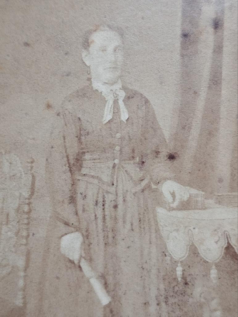 Oude foto van J. Varenne, Brussel Bruxelles België ca 1890, Verzamelen, Foto's en Prenten, Verzenden, Voor 1940, Gebruikt