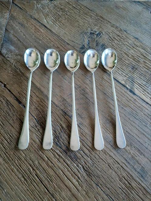 verzilverd  zilverwerk (zilver) dessert lepel, Antiek en Kunst, Antiek | Bestek, Ophalen of Verzenden