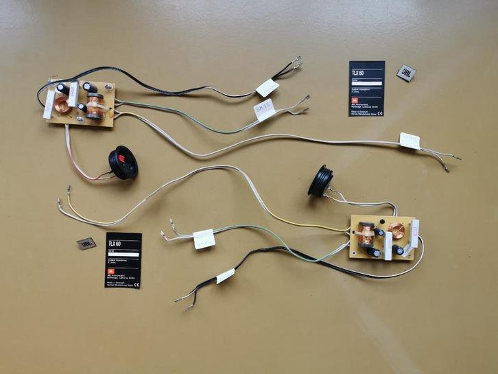 JBL TLX 60 cross-over filters board set of twee - zie fotos, Audio, Tv en Foto, Luidsprekers, Gebruikt, Overige typen, 120 watt of meer