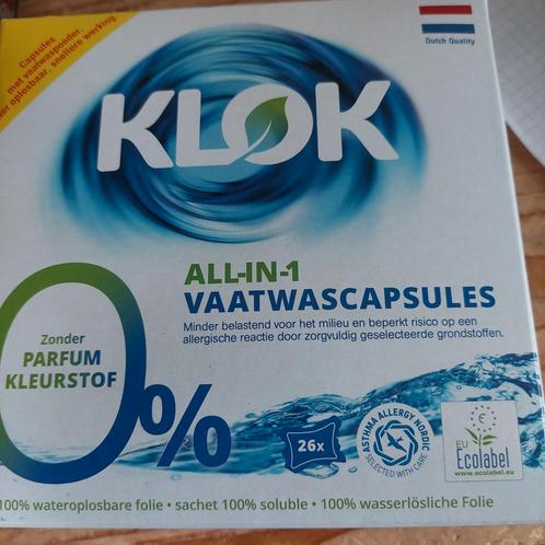 Klok vaatwastabletten, Huis en Inrichting, Schoonmaakartikelen, Ophalen of Verzenden