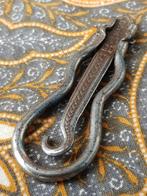 Mooie antieke reis veterhaak van Mandoline uit Frankrijk., Ophalen of Verzenden