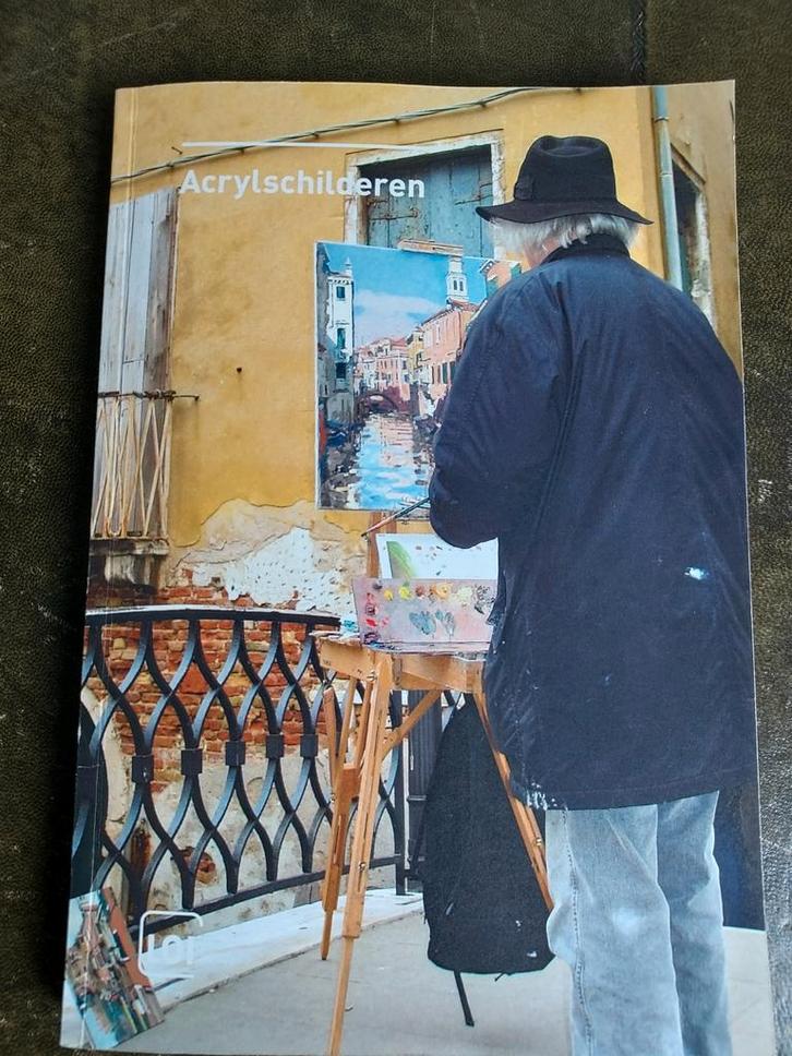 Acryl Schilderen - Leer Schilderen met Acrylverf, Boeken, Kunst en Cultuur | Beeldend, Gelezen, Schilder- en Tekenkunst, Ophalen of Verzenden