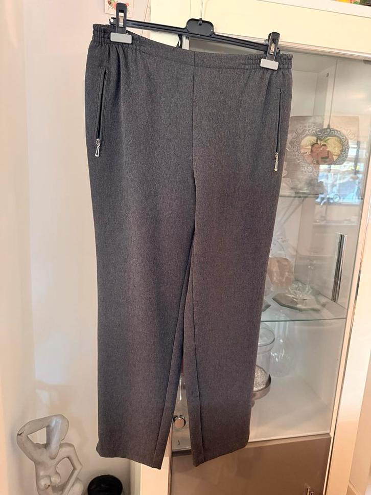 Grijze Alica broek - Maat 42, Kleding | Dames, Broeken en Pantalons, Zo goed als nieuw, Maat 42/44 (L), Grijs, Lang, Ophalen of Verzenden