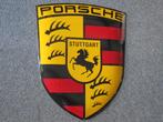 PORSCHE EMAILLE RECLAMEBORD, Verzamelen, Ophalen, Zo goed als nieuw, Reclamebord