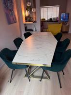 GRATIS PolyUrethaan tafelblad met marmerlook, Huis en Inrichting, Tafels | Eettafels, Ophalen, Kunststof, Gebruikt, 100 tot 150 cm