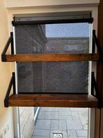 2 wandplanken met houders. Hout: 97x19x7, Ophalen of Verzenden, Zo goed als nieuw