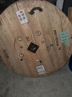 Tafelblad 110cm doorsnee, Rond, Ophalen of Verzenden, Zo goed als nieuw, 100 tot 150 cm