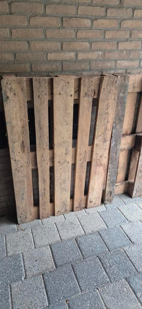 Euro Pallet - Gebruikt, Doe-het-zelf en Verbouw, Hout en Planken, Gebruikt, Pallet, Vuren, Minder dan 200 cm, 50 mm of meer, Ophalen of Verzenden