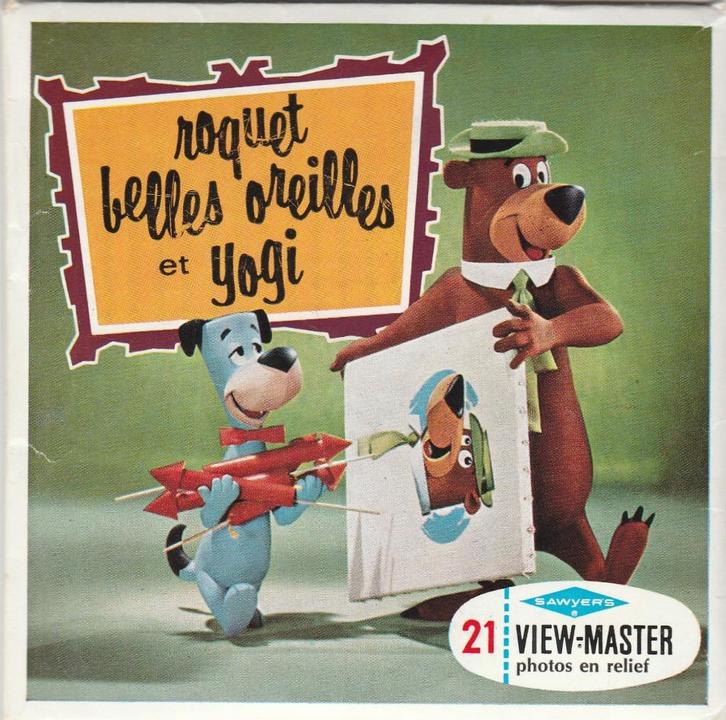 view master YOGI BEER B512 viewmaster NEDERLANDS boekje, Verzamelen, Speelgoed, Gebruikt, Ophalen of Verzenden