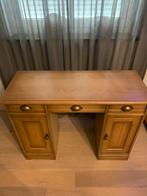 Gepatineerd eiken kaptafel ., Huis en Inrichting, Tafels | Kaptafels, Ophalen, Zo goed als nieuw, Hout, Minder dan 100 cm