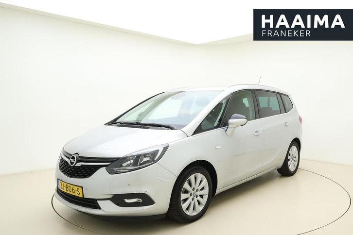 Opel Zafira 1.6 Turbo Blitz 7p. 136pk | Lederen Bekleding |, Auto's, Opel, Bedrijf, Te koop, Zafira, ABS, Achteruitrijcamera, Airbags