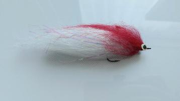 Te koop snoek / snoekbaars streamer #7 Redhead beschikbaar voor biedingen