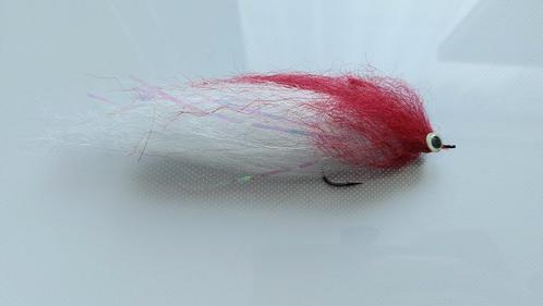 Te koop snoek / snoekbaars streamer #7 Redhead, Watersport en Boten, Hengelsport | Roofvissen, Nieuw, Verzenden