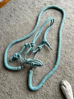 Touwhalster met teugels lichtblauw maat cob, Ophalen of Verzenden, Zo goed als nieuw, Overige soorten