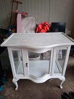 Leuk theekastje met glazen deuren, Ophalen, Minder dan 50 cm, Glas, Landelijk