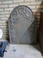 Antieke gietijzeren haardplaat/kachelplaat, Antiek en Kunst, Ophalen
