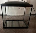 Aquarium Superfish zwart + benodigdheden, Dieren en Toebehoren, Vissen | Aquaria en Toebehoren, Ophalen, Zo goed als nieuw, Leeg aquarium