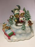 Cherished Teddies Muziekdoos Skater's Waltz, Ophalen of Verzenden, Zo goed als nieuw, Beeldje, Cherished Teddies