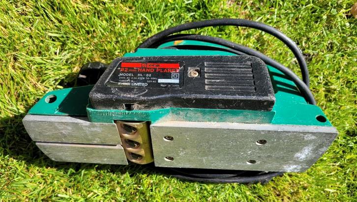 Ryobi HL-82 Vlakschuurmachine - 82mm - Gebruikt, Doe-het-zelf en Verbouw, Schaafmachines, Gebruikt, Elektrisch, Ophalen of Verzenden