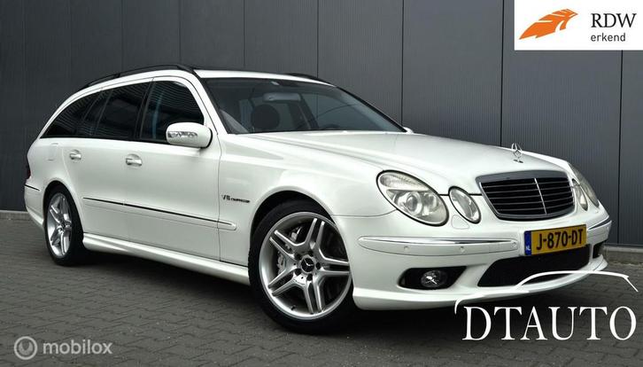 Mercedes E-klasse Combi AMG 55 Vol Opties IZGST Bijtelingsvr, Auto's, Mercedes-Benz, Bedrijf, Te koop, E-Klasse, ABS, Airbags