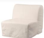 Bieden: Ikea Slaapfauteuil - Lycksele Havet - slaapbank, Huis en Inrichting, Ophalen, Gebruikt, Eenpersoons, 80 cm