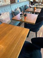 Mooie, stevige tafels, Huis en Inrichting, Tafels | Eettafels, Ophalen of Verzenden, Zo goed als nieuw, Vierkant, 50 tot 100 cm
