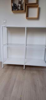 Ikea Vittsjo Kastje - Wit met glazen planken, Huis en Inrichting, Met plank(en), Gebruikt, 100 tot 150 cm, Glas