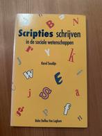 Scripties schrijven in de sociale wetenschappen, Ophalen of Verzenden, Zo goed als nieuw, Karel Soudijn