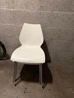 4 Kartell Maui stoelen – design – goede gebruikte staat, Huis en Inrichting, Stoelen, Ophalen, Kunststof, Gebruikt, Wit