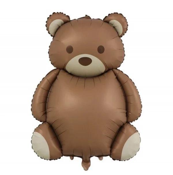 Grote folie ballon Bruine Beer, Hobby en Vrije tijd, Feestartikelen, Nieuw, Versiering, Geboorte of Huwelijk, Ophalen of Verzenden