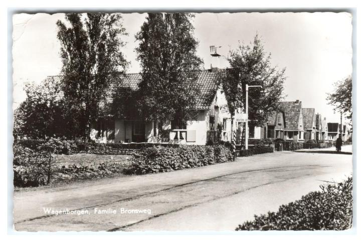 Wagenborgen, Familie Bronsweg, Verzamelen, Ansichtkaarten | Nederland, Gelopen, Groningen, 1940 tot 1960, Verzenden