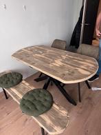 Steigerhout tafel, Ophalen, 100 tot 150 cm, 50 tot 100 cm, Zo goed als nieuw
