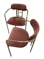 Pretty in Pink – 2 Velvet Chairs for €30!, Ophalen, Zo goed als nieuw, Overige kleuren