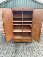 Antieke houten kast met veel opbergruimte, Antiek en Kunst, Antiek | Meubels | Kasten, Ophalen