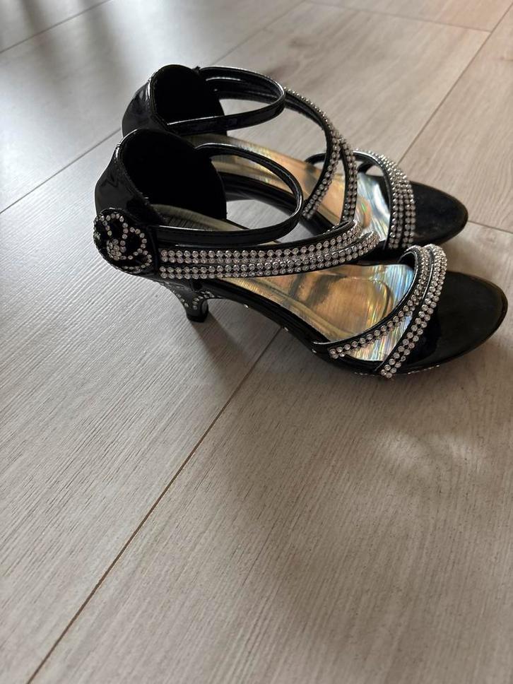 Zwarte schoenen met Strass, Kleding | Dames, Schoenen, Nieuw, Schoenen met lage hakken, Zwart, Ophalen of Verzenden