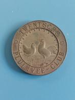 Penning 1902 zwart zwaluw duif, Ophalen of Verzenden, Brons, Nederland