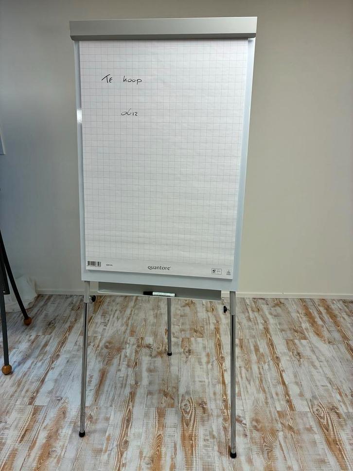 Flipover met 2 extra papierrollen - Ideaal voor presentaties, Diversen, Schoolborden, Gebruikt, Ophalen