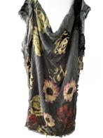 Nieuw CODELLO sjaal 200 x100 grijsgroen pastel bloemendessin, Kleding | Dames, Mutsen, Sjaals en Handschoenen, Codello, Verzenden