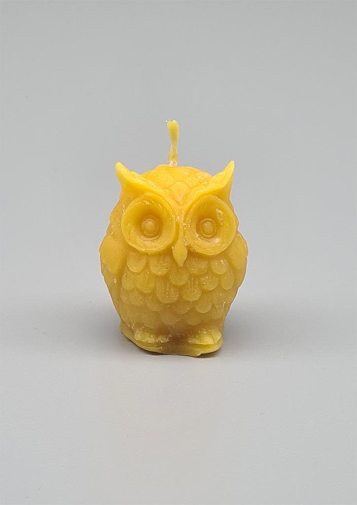 Uiltje van Gele Bijenwas, Huis en Inrichting, Woonaccessoires | Kandelaars en Kaarsen, Nieuw, Minder dan 25 cm, Overige materialen