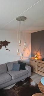 Hanglamp met 5 lampen, Ophalen, Zo goed als nieuw, 75 cm of meer, Industrieel