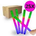 25x LED Foam Sticks, Multicolor Licht, Lichtstaaf, Hobby en Vrije tijd, Feestartikelen, Ophalen of Verzenden, Nieuw, Feestartikel