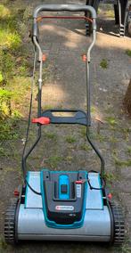 Gardena 380li accu-kooi maaier, Tuin en Terras, Grasmaaiers, Ophalen, Gebruikt, Accu-grasmaaier, Opvangbak