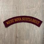 Canvas title West Nova Scotia Regiment, Ophalen of Verzenden